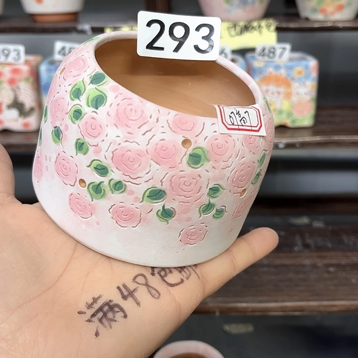 捡漏手工制作多肉植物花盆