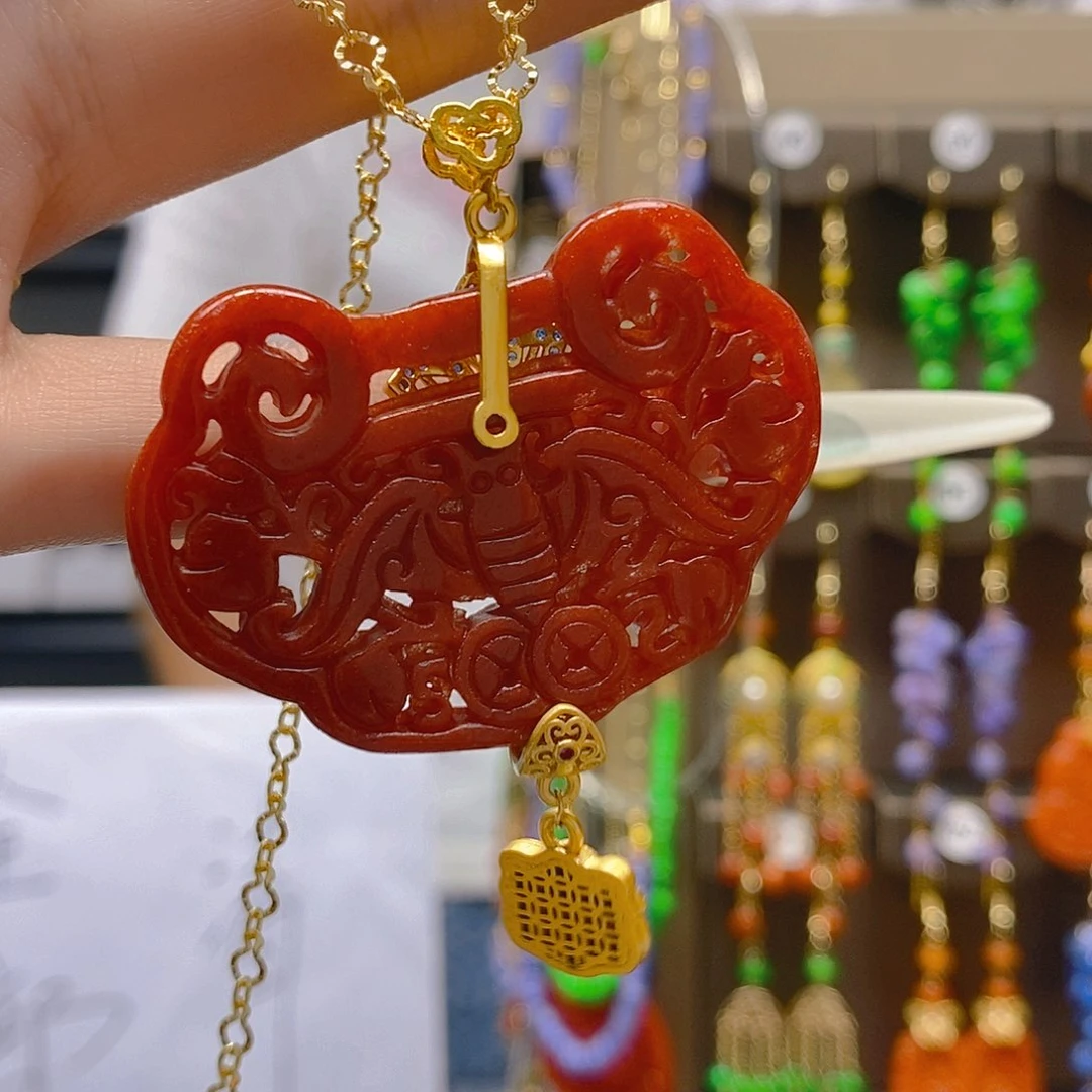 翡翠合金耳饰翡翠