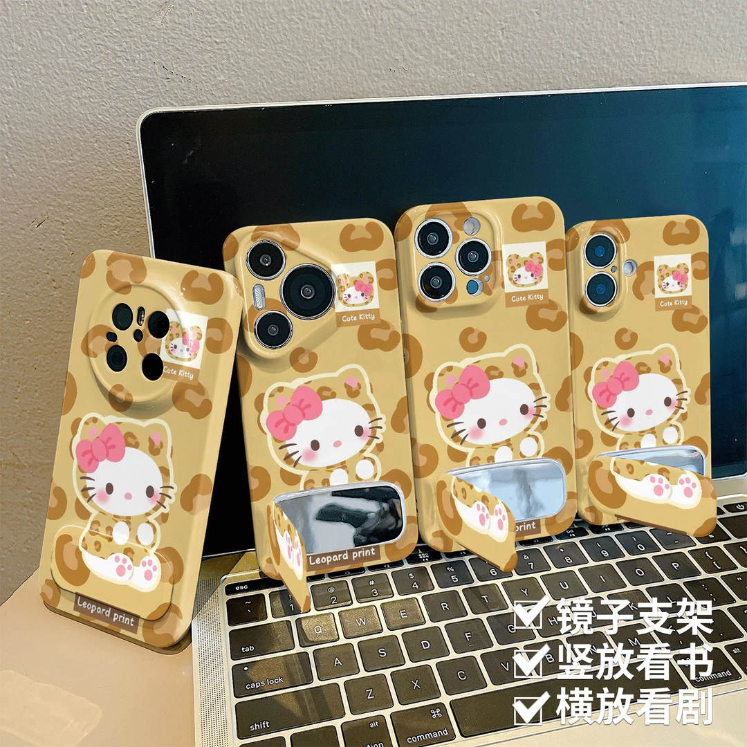 凯蒂猫黄适用苹果菲林手机壳华为vivo小米oppo荣耀全包防摔保护