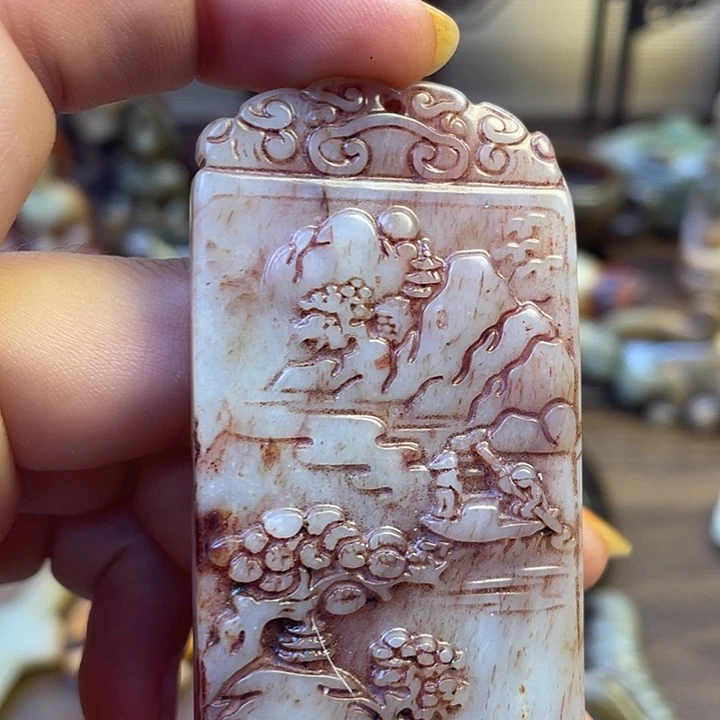未镶嵌和田玉（糖玉）挂件