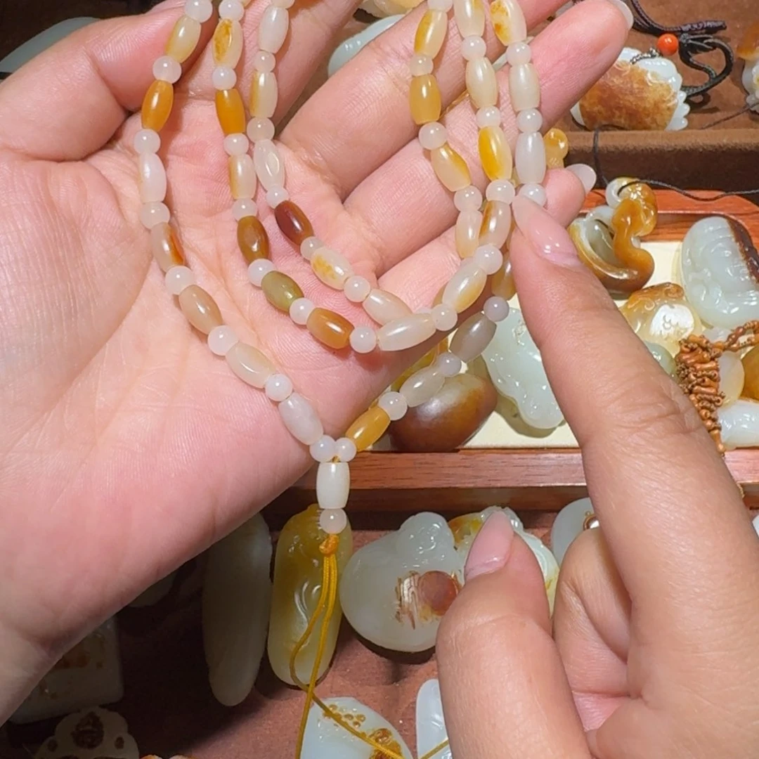 和田玉手链未镶嵌