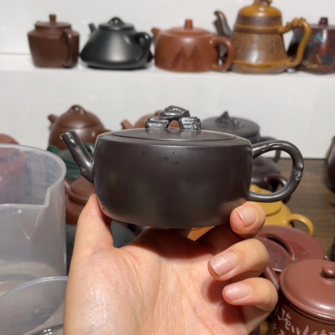 茶壶紫砂宜兴紫砂壶半手工35