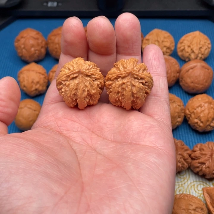 文玩核桃把件七**尘蚂蚁八棱