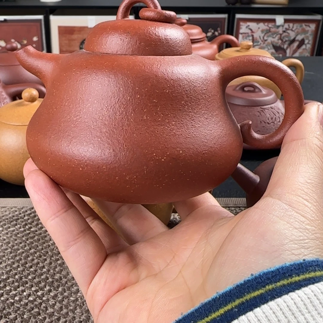 猫***鱼紫砂茶壶微瑕福禄
