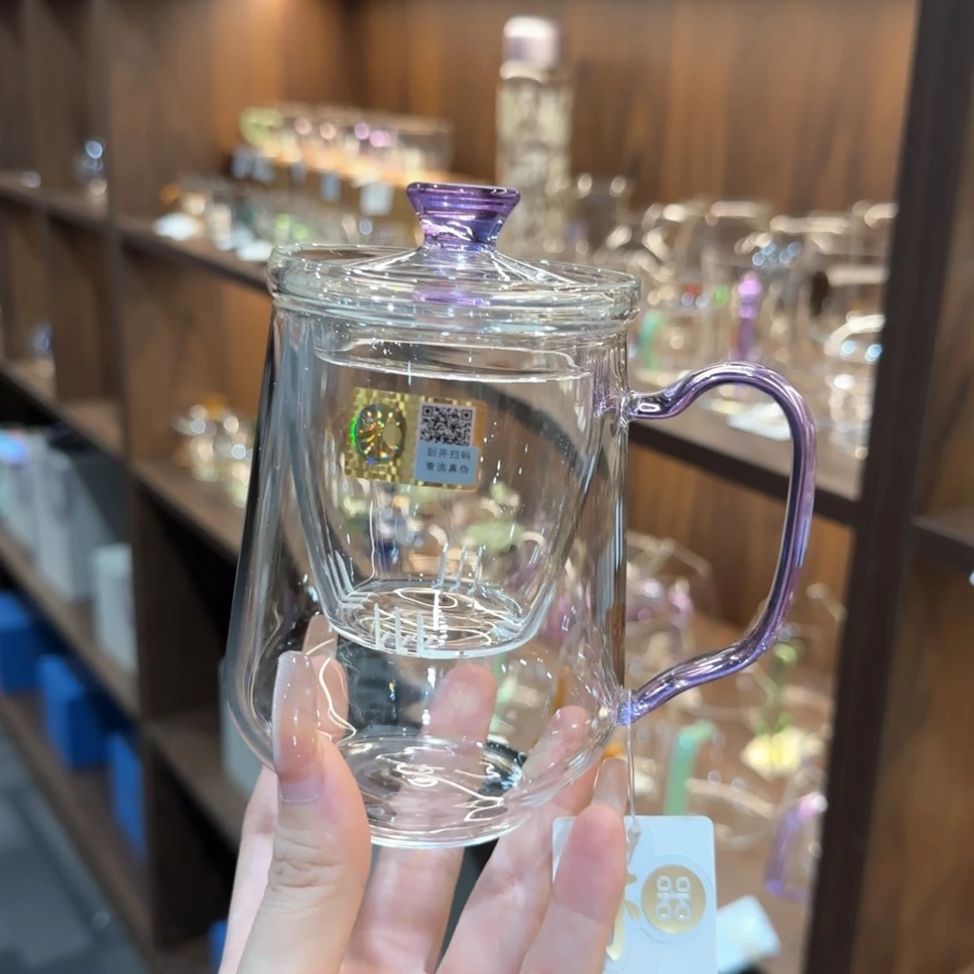 禾器锦颂杯浅紫色。