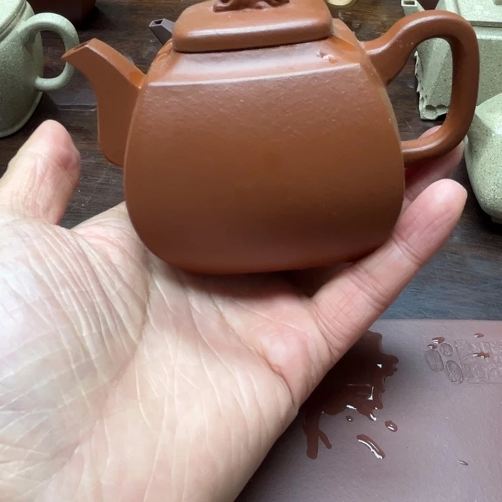 茶壶紫砂朱泥微瑕180c c