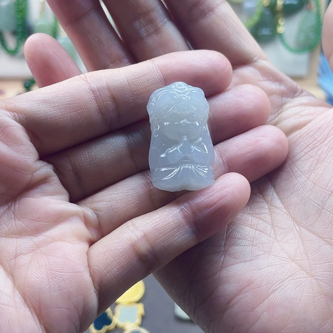 和田玉未镶嵌吊坠(不含链)历*