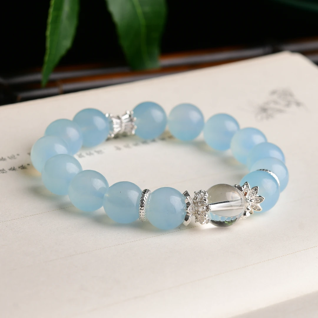 海蓝宝设计款手链 新华书店文创