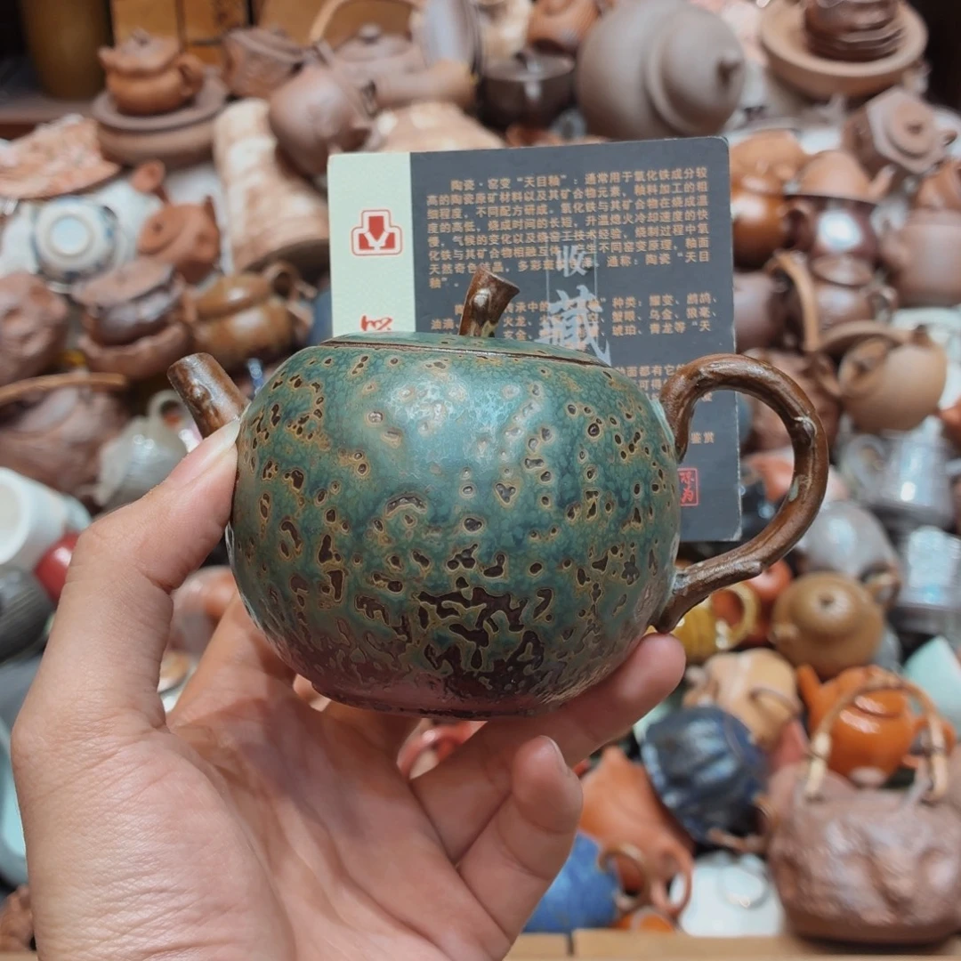 柴烧老岩泥高温茶器皿