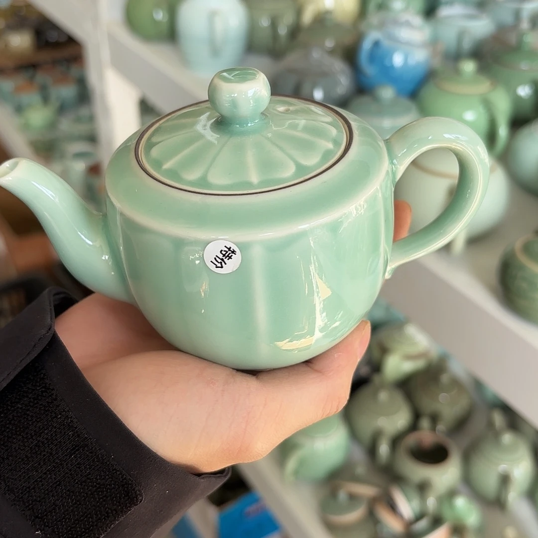 龙泉云间青瓷小米茶器