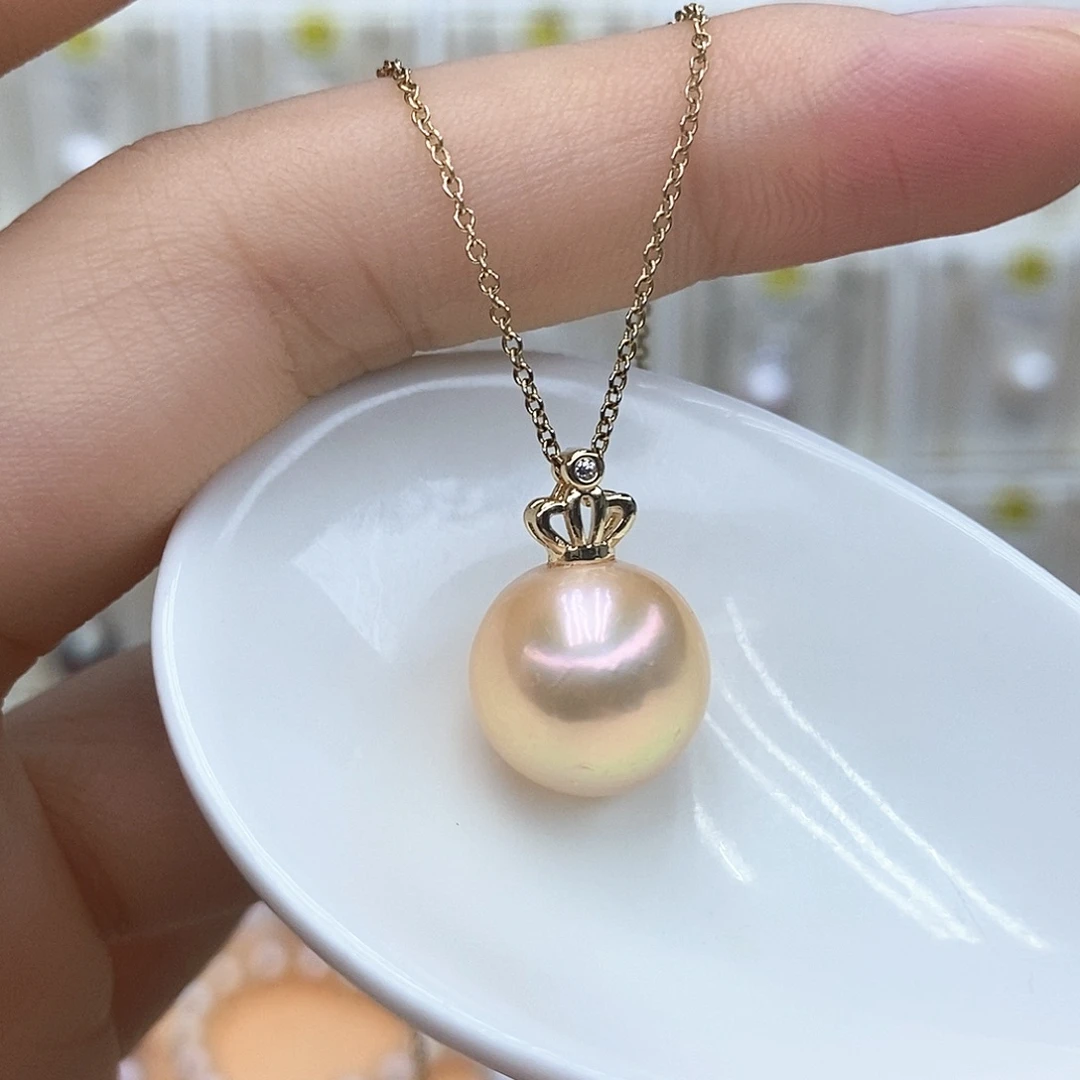 淡水珍珠项链合金