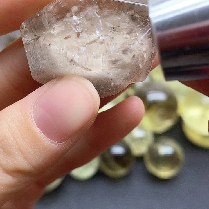 未镶嵌珠宝半成品水晶48水晶石