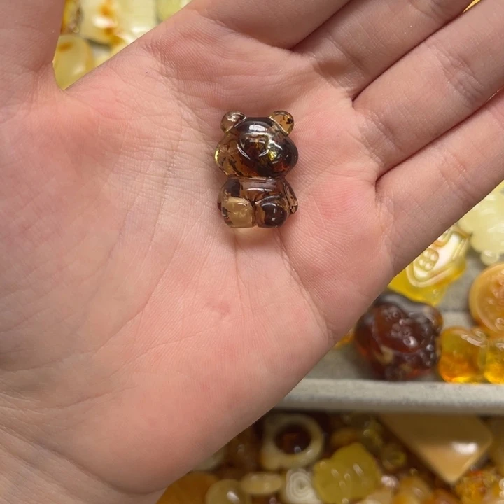 未镶嵌蜜蜡裸石天然琥珀蜜蜡配件