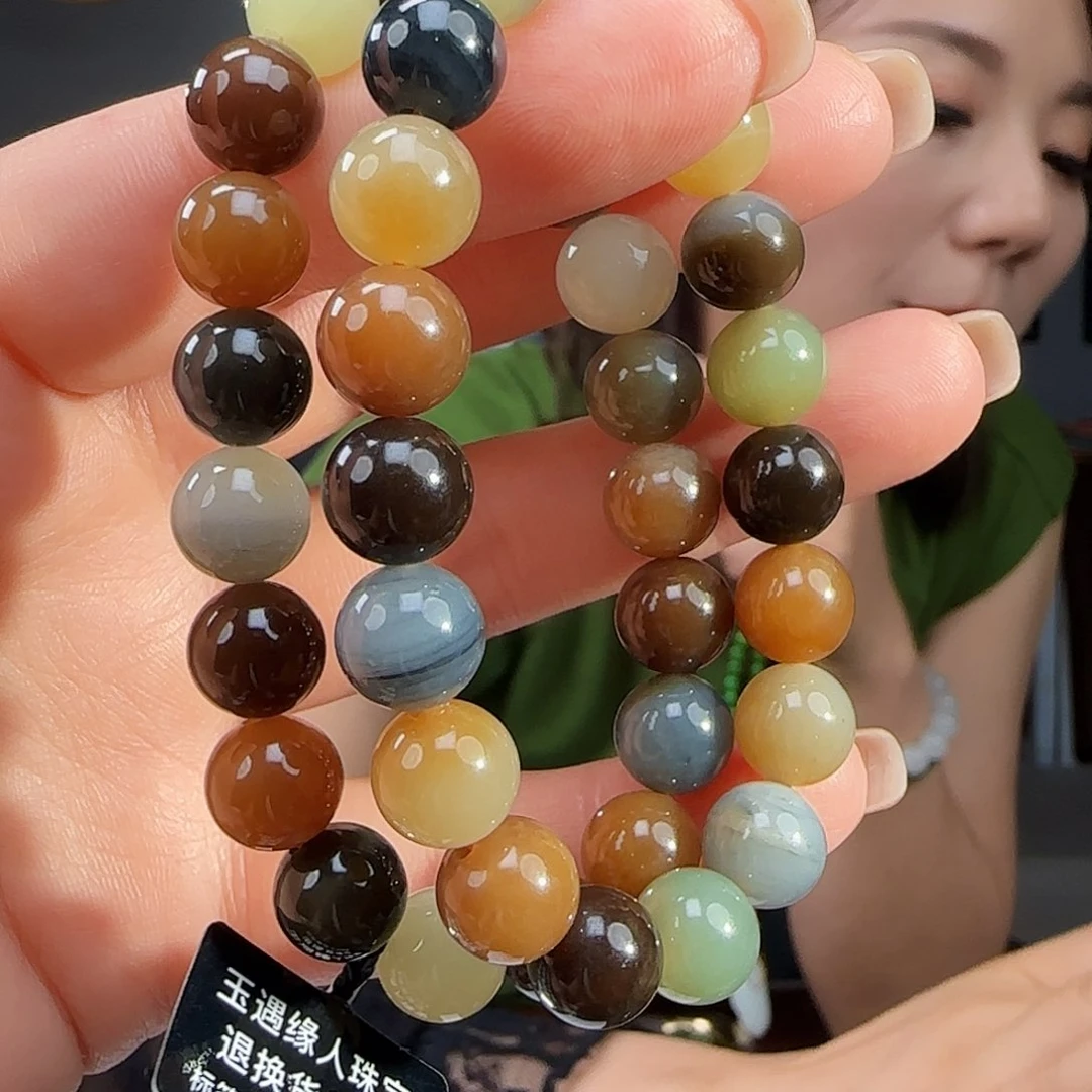 手串未镶嵌和田玉多样性拍一发一