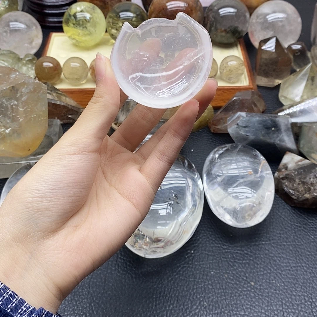 水晶未镶嵌珠宝半成品65水晶石