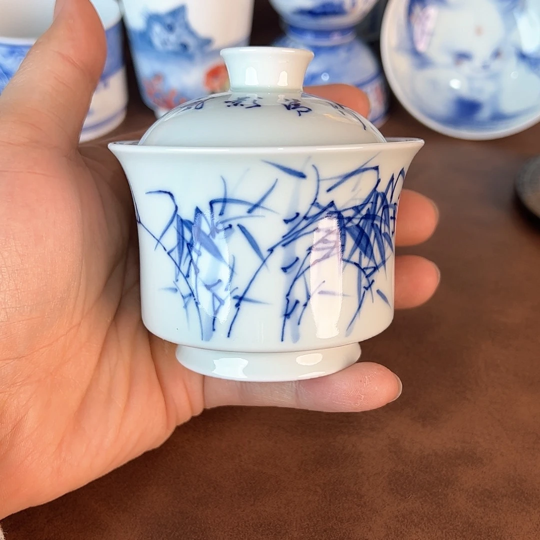 杯景德镇全手工手绘陶瓷