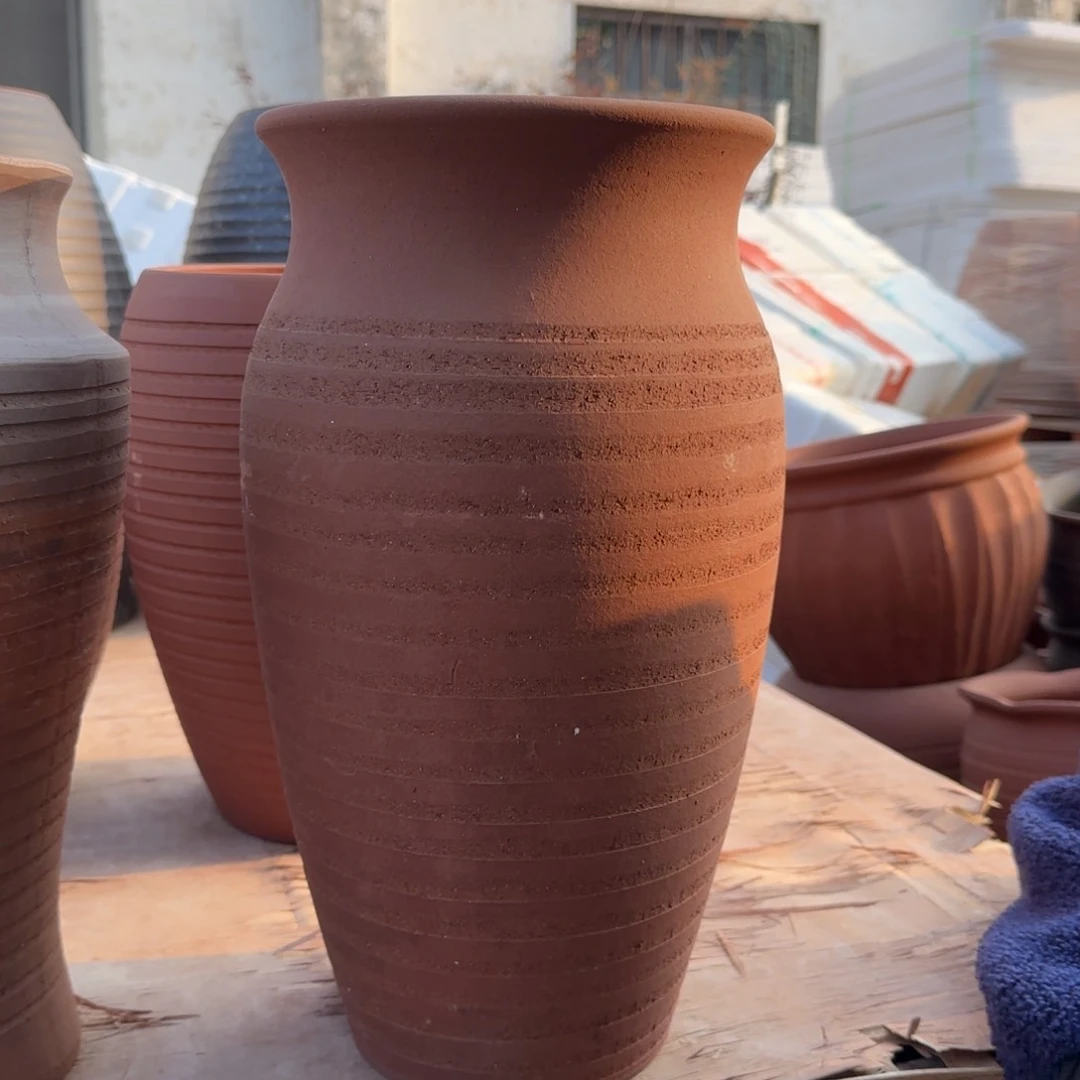 紫砂花盆口20高40宜兴紫砂微瑕