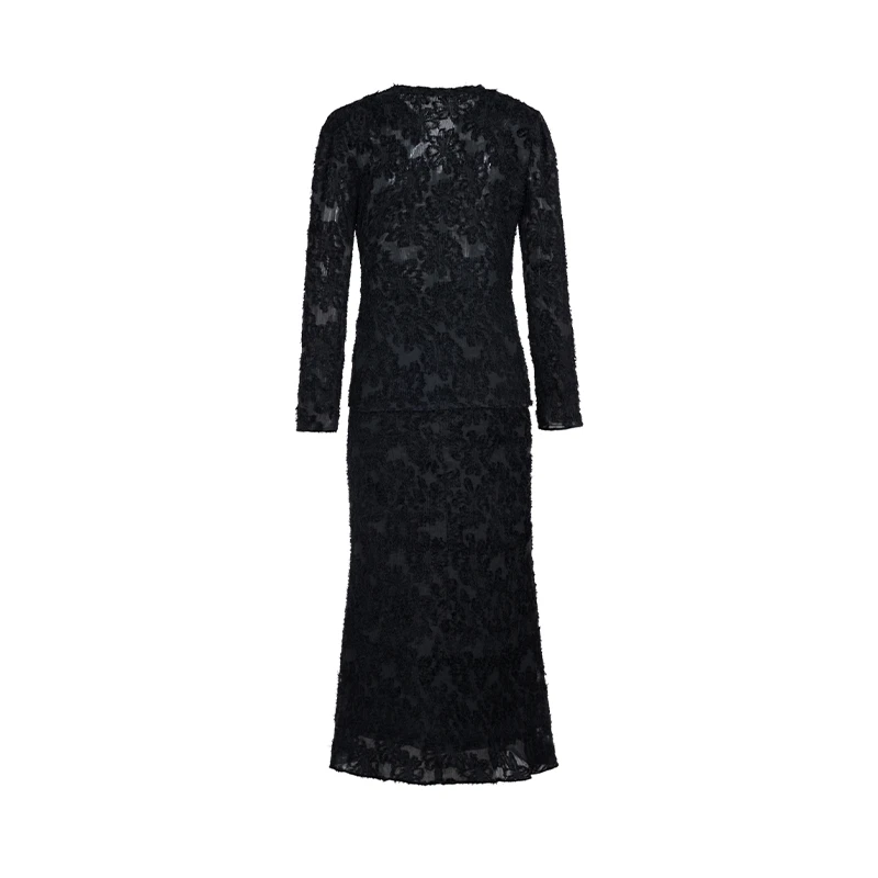 【直播专享】商场同款春秋新品轻奢优雅艺术雕花套装N201B41011