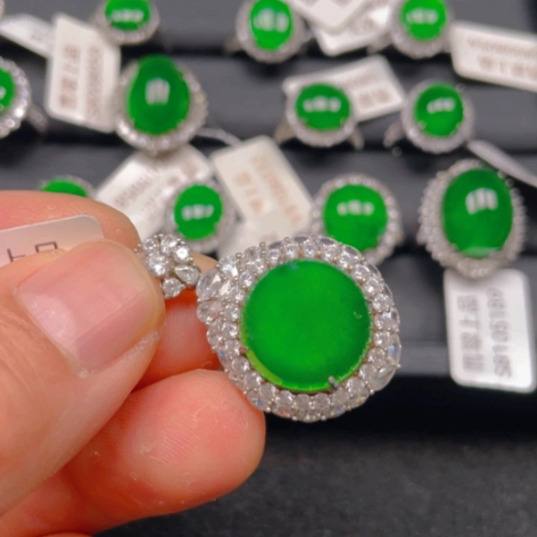 【闪购商品】翡翠颈饰银S925镶嵌吊坠