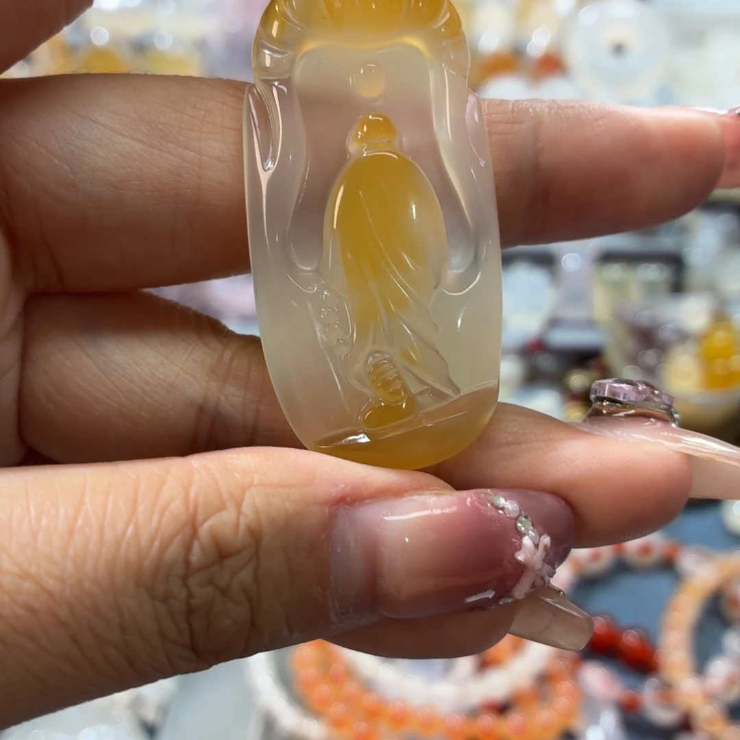 玛瑙/玉髓未镶嵌吊坠(不含链)