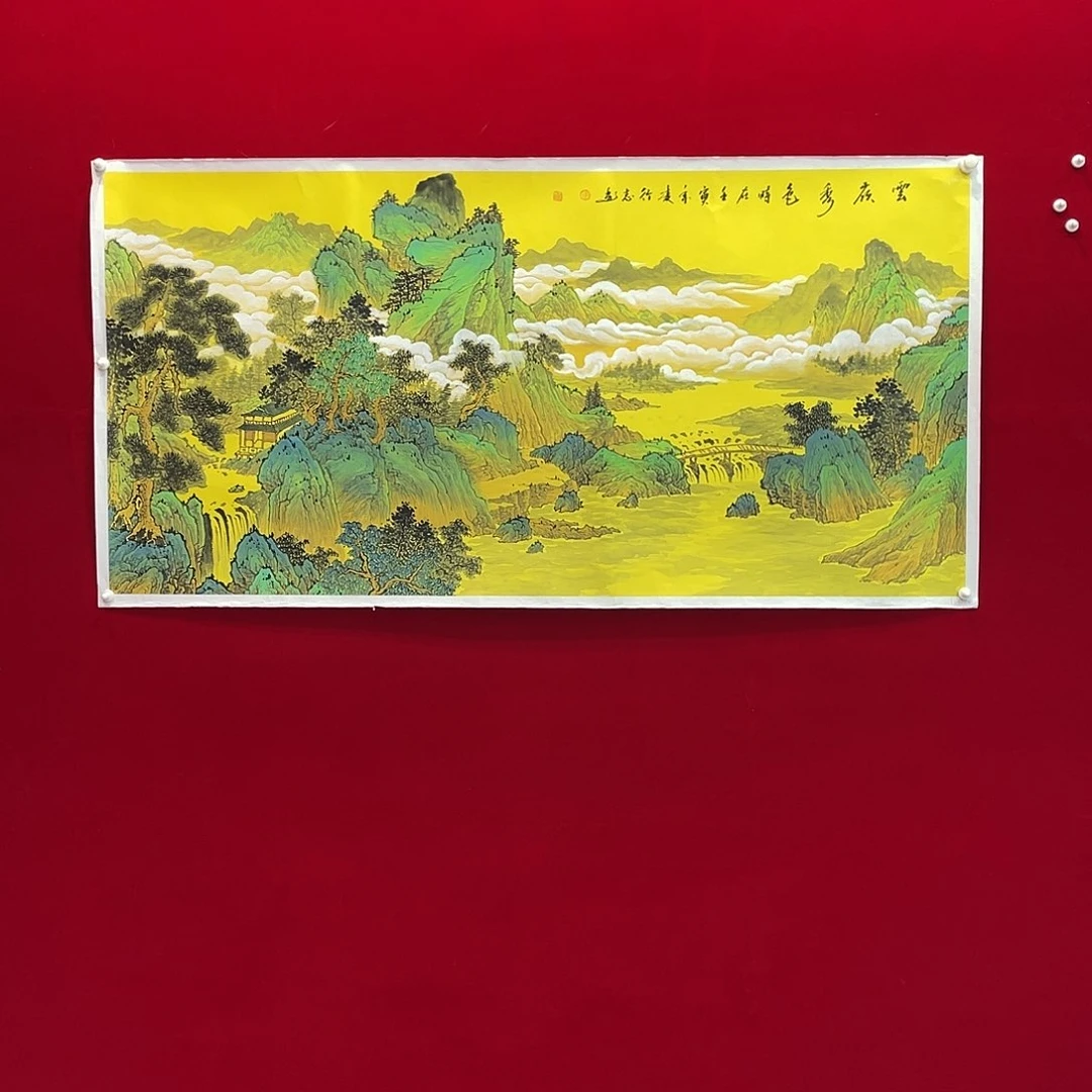 国画凌行志手绘作品