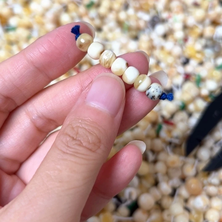 裸石蜜蜡未镶嵌6.1mm一组