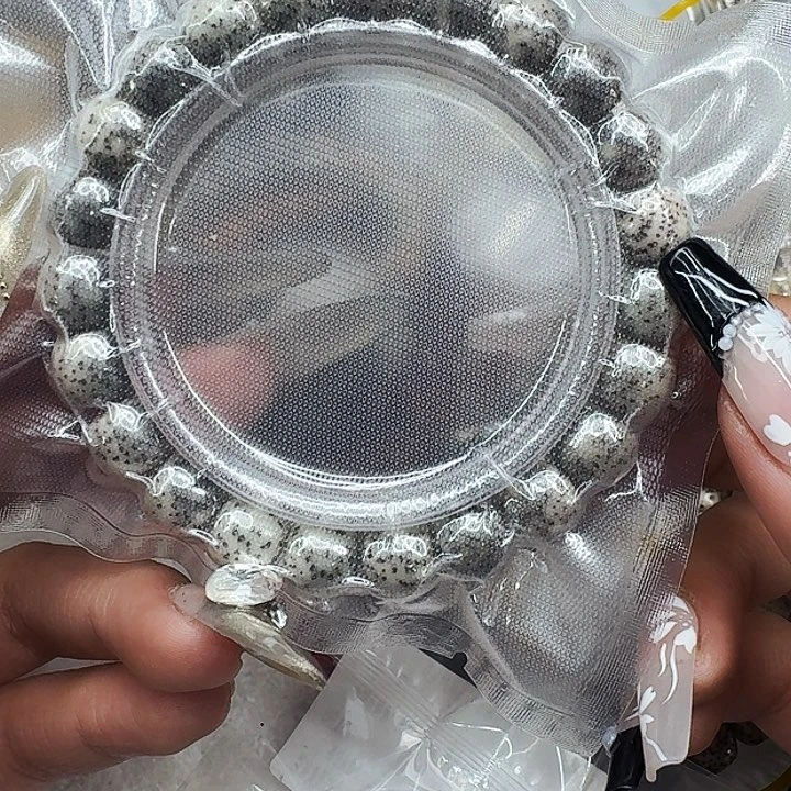 星月菩提手串418高端黑灰星月菩提10桶单圈