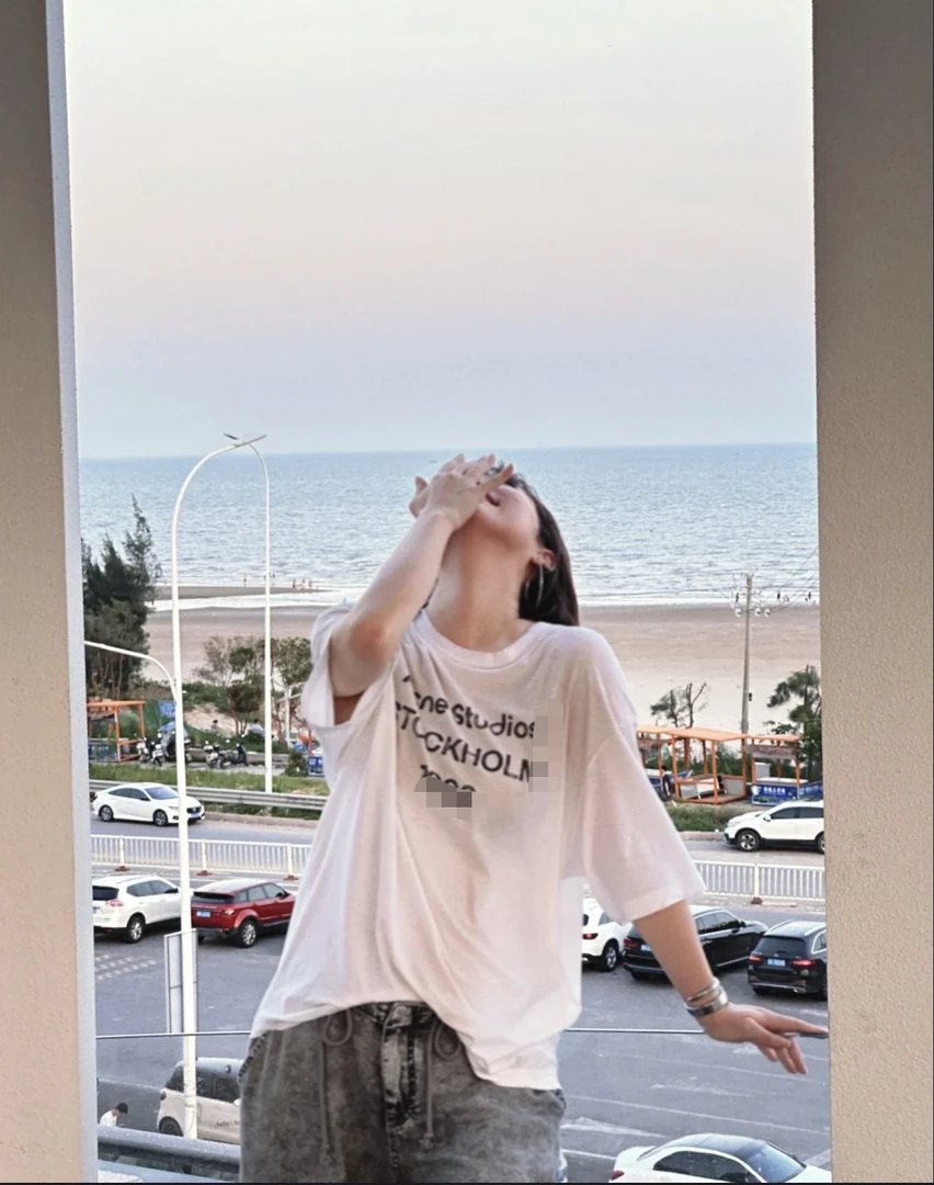 a家做旧款宽松字母常规印花夏季休闲短袖