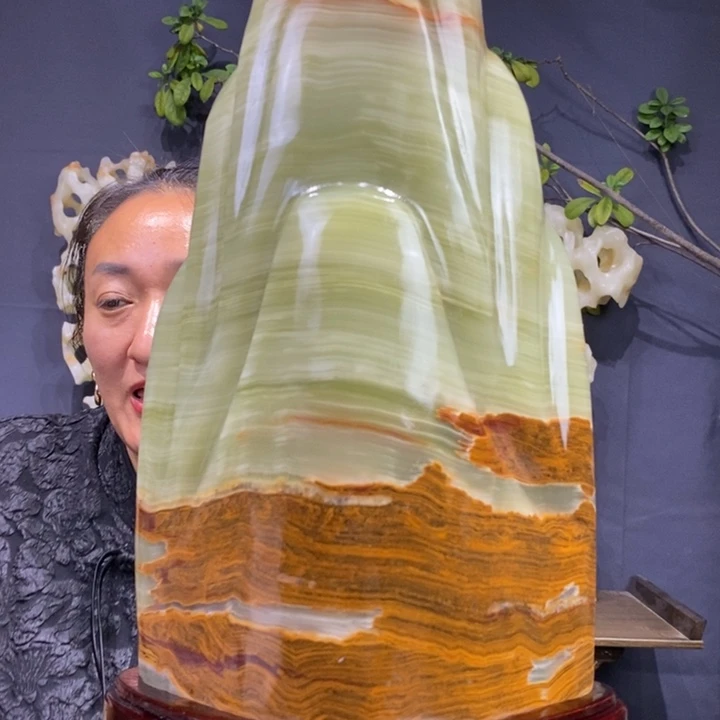 石材精品古青石摆件