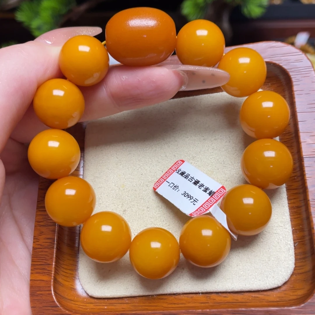 蜜蜡手链未镶嵌手串