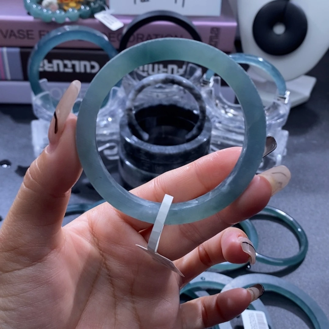 定制翡翠未镶嵌莫奈花园50