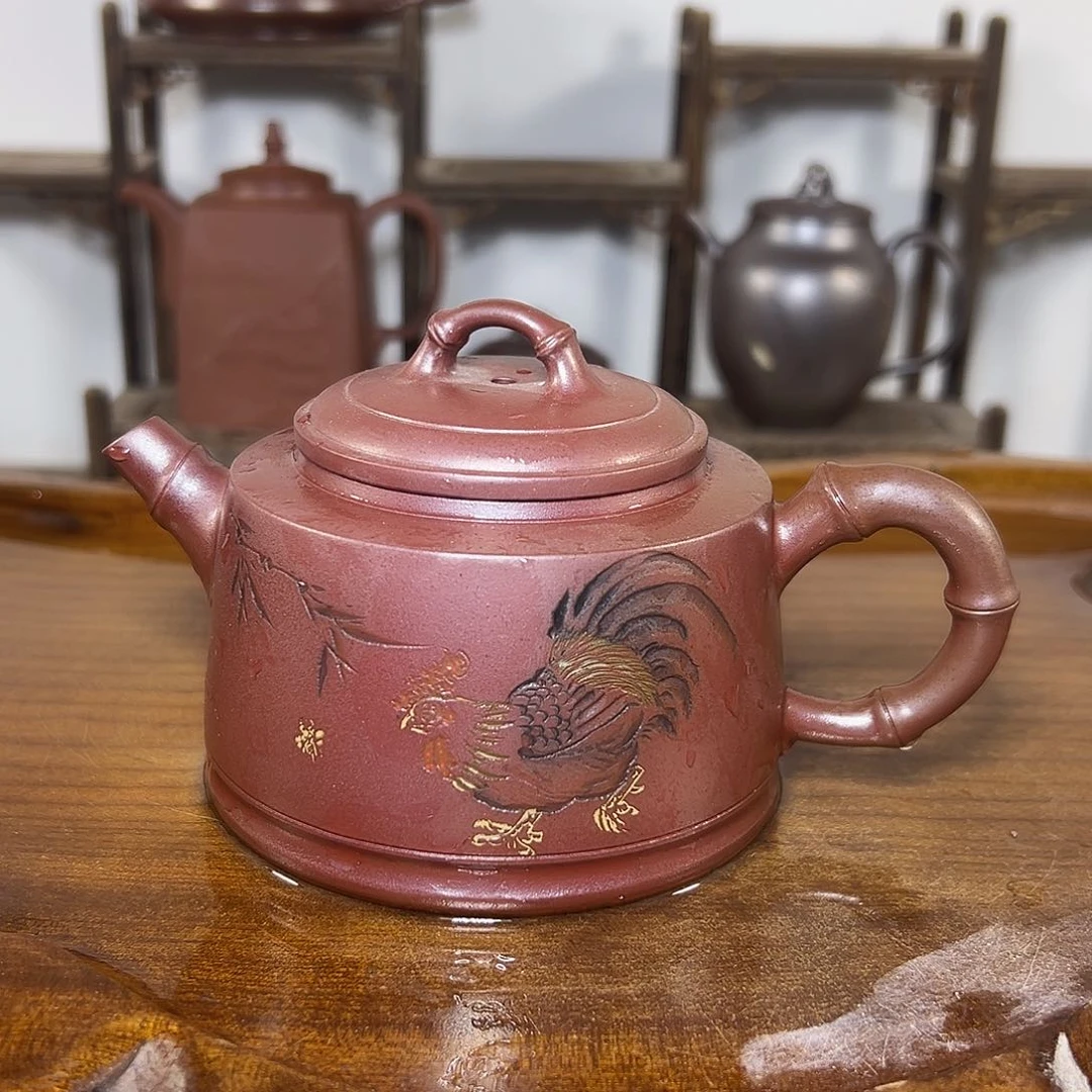 搬***已坭兴陶真柴烧非电复柴