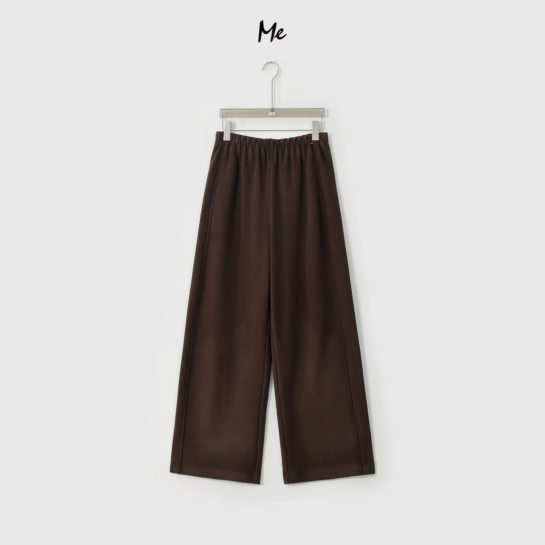 ME【闪电腰加绒裤】三角绗线糯叽叽保暖高腰显瘦直筒裤子MESA4601