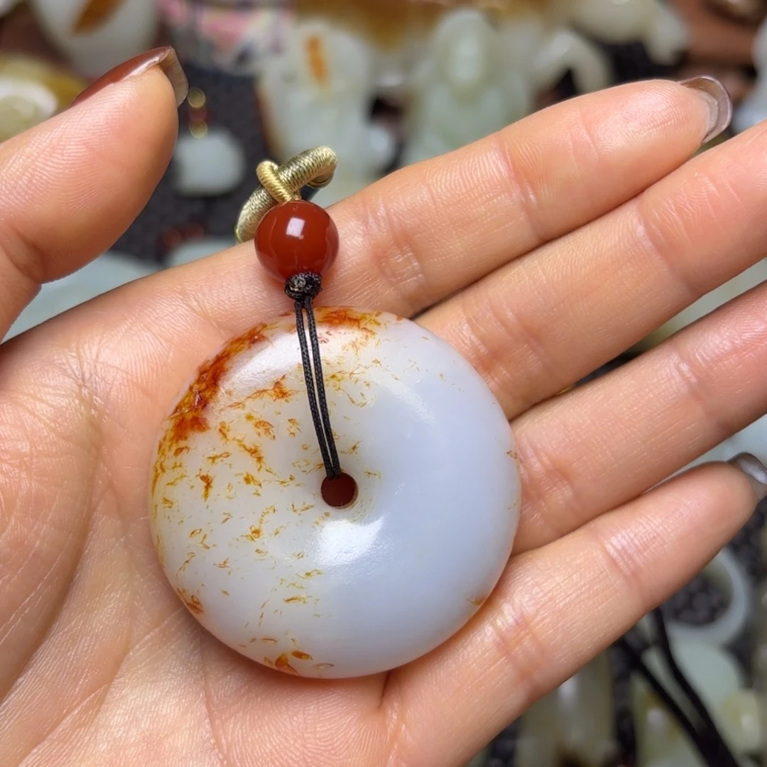 识***空和田玉未镶嵌挂件