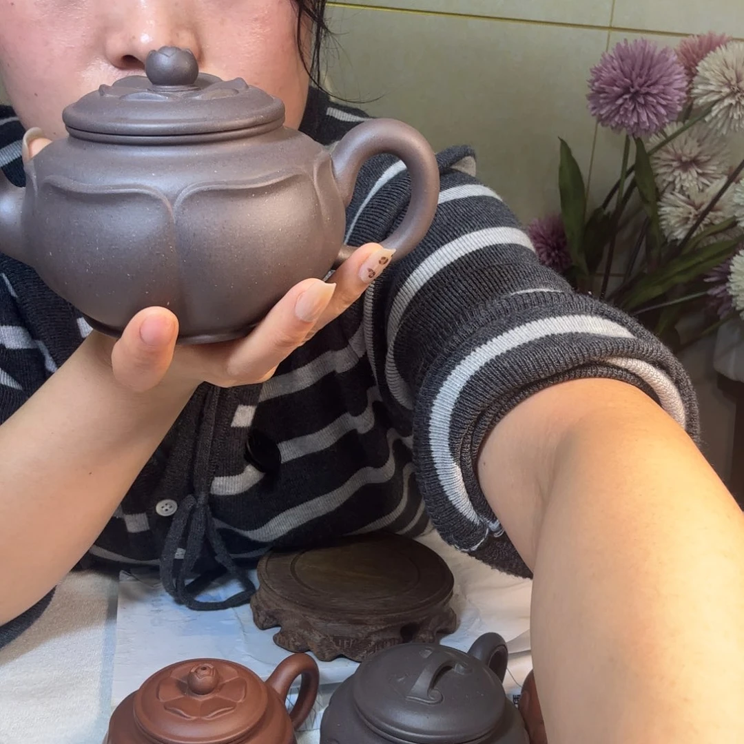 紫砂茶壶叶*标精工半手不退不换