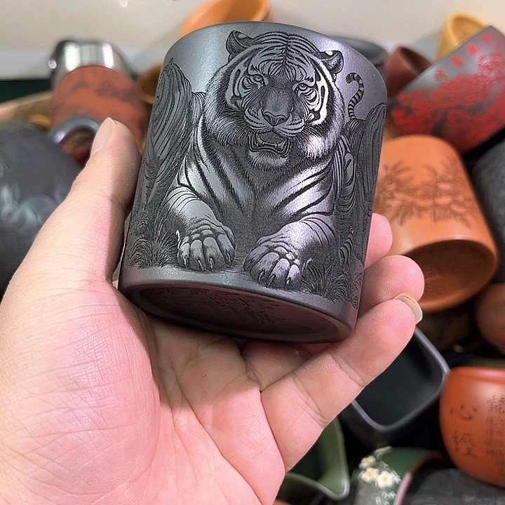 茶杯紫砂全手工紫砂主人杯