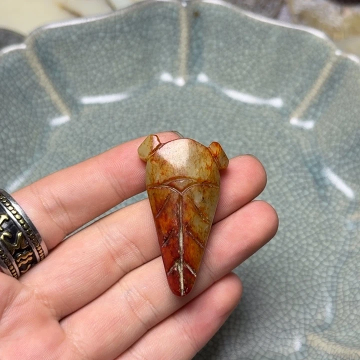 和田玉未镶嵌挂件113