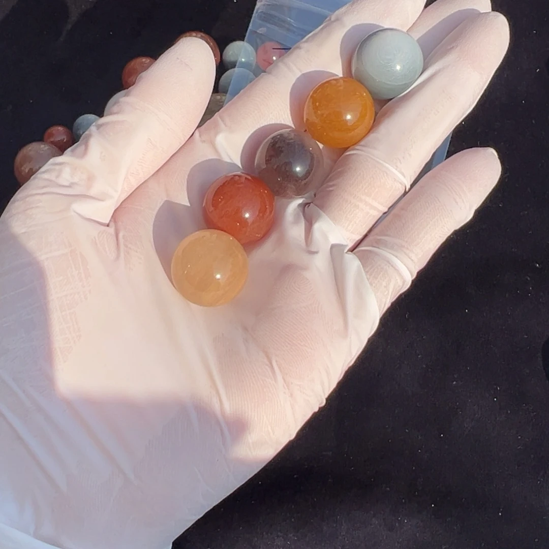 水晶兔毛15mm打孔定制不退换未镶嵌限****宗