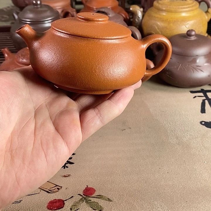 茶壶段泥大*张紫砂的微瑕