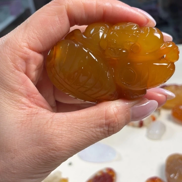 玛瑙/玉髓吊坠(不含链)未镶嵌