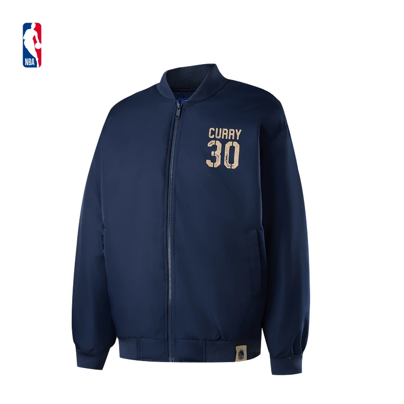 【新品】NBA官方湖人/勇士/开拓者/快船休闲潮流男女同款立领夹克