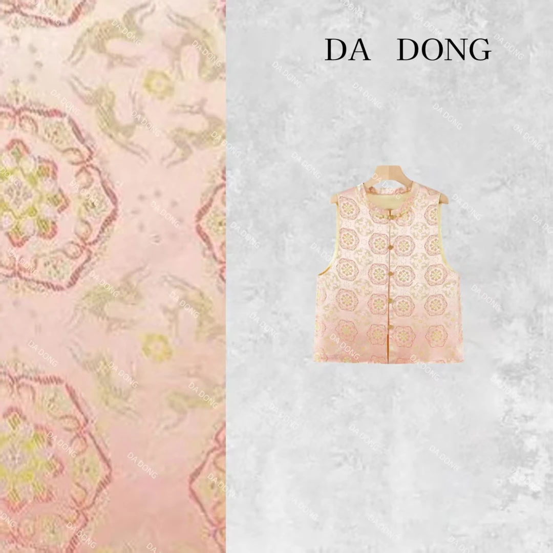 宝相花--新中式国风气质时尚洋气女士2025春秋民族风提花轻奢马甲