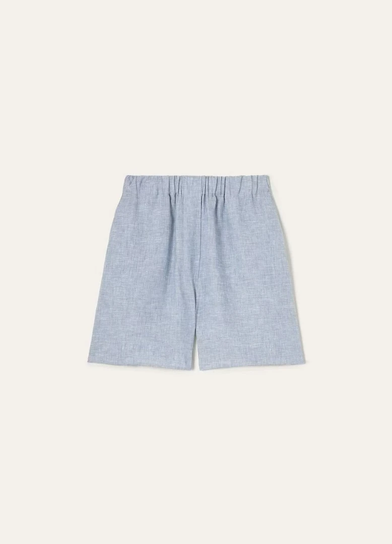 20629亚麻短裤夏天凉快