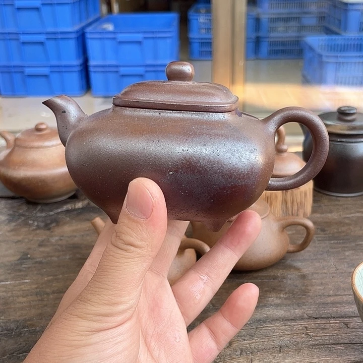 紫砂茶碗布****?老游戏老壶玩一下