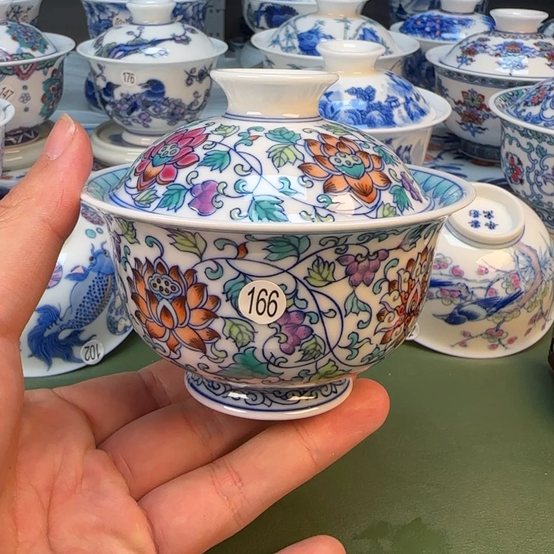彦祖纯手工手绘茶具166