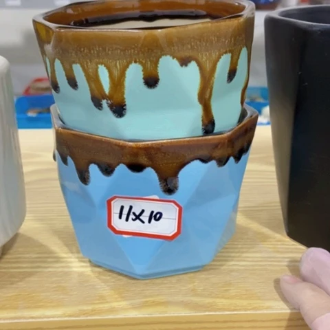 红陶陶瓷多肉花盆