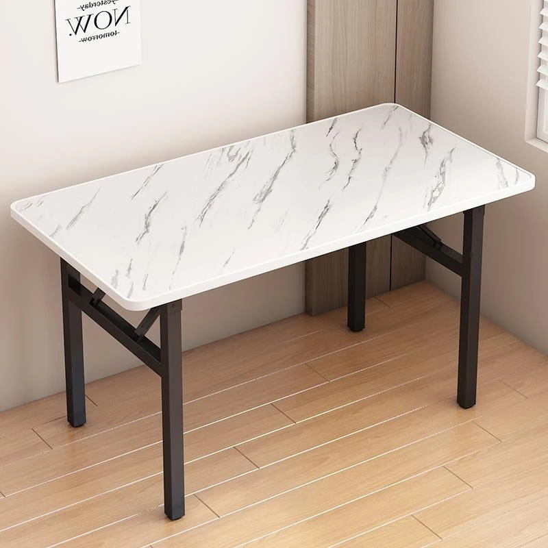 折叠桌出租屋家用简易桌子长方形培训简约电脑桌户外会展宿舍餐桌