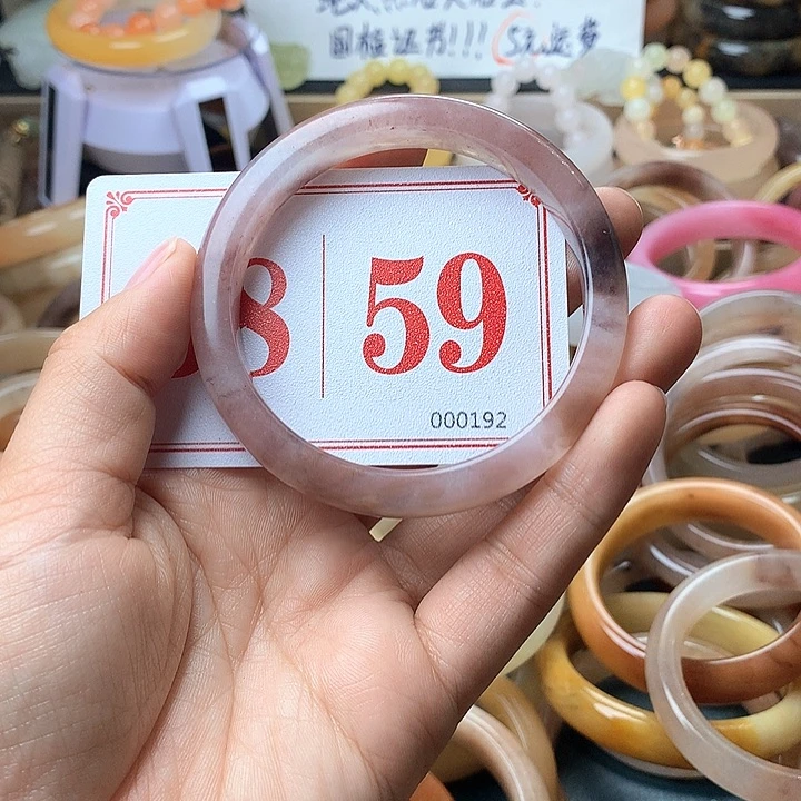 石英质玉（黄龙玉）未镶嵌手镯