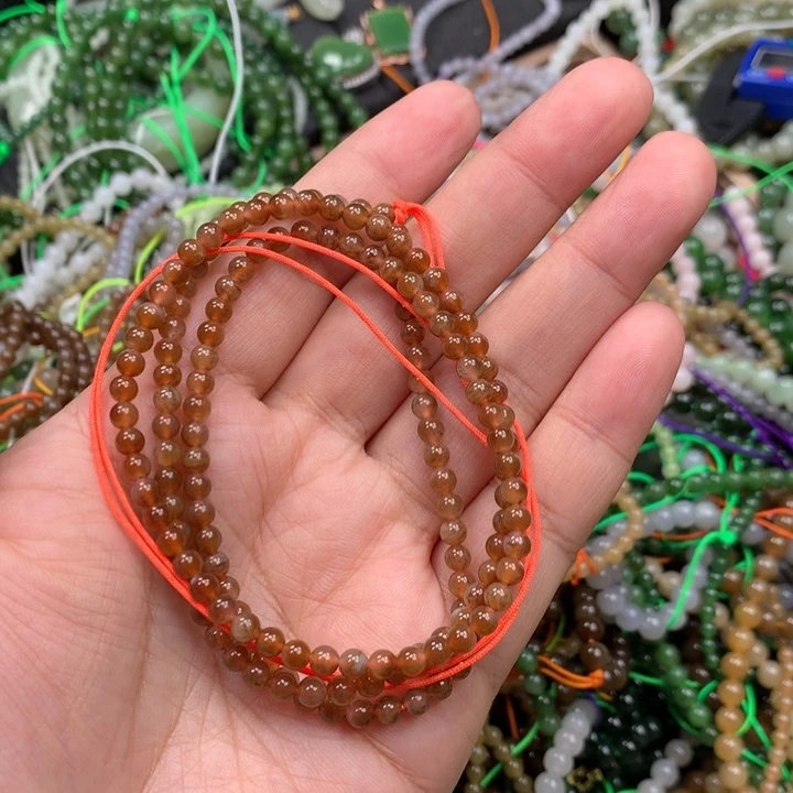 和田玉未镶嵌手链69