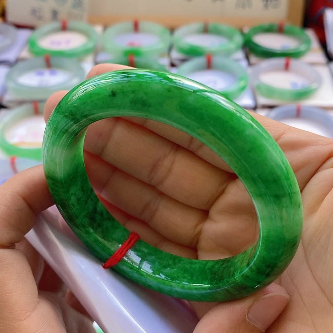 翡翠未镶嵌手镯5号